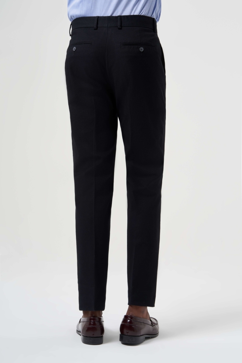 4 Cepli Çift Pileli Siyah Spor Erkek Pantolon (1)