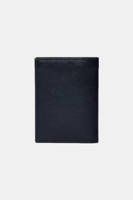 Analin Düz Deri Lacivert Erkek Kartvizit - 4