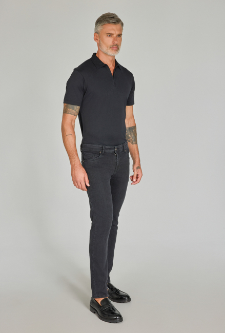 Antrasit Denim Pamuklu 5 Cepli Erkek Pantolon - 5