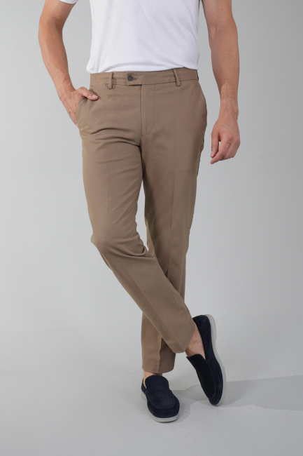 Bej 4 Cepli Spor Erkek Pantolon - 1