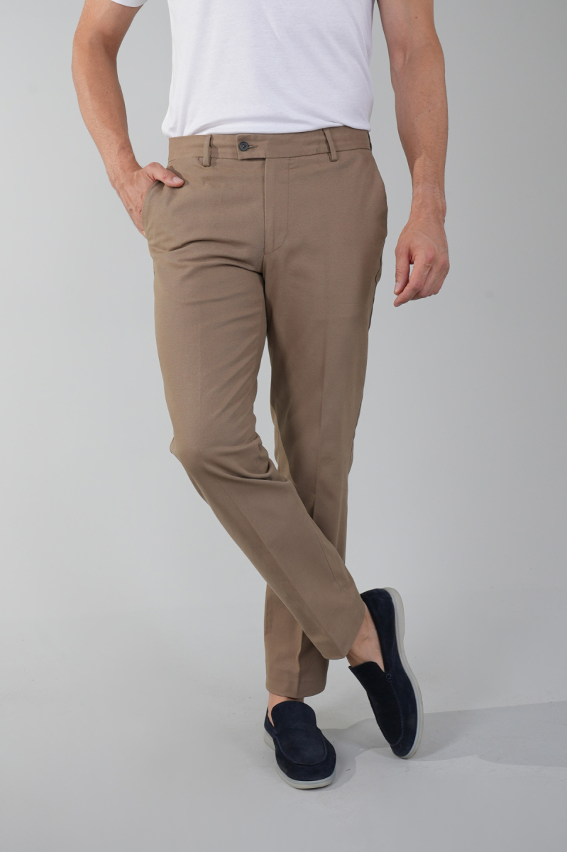 Bej 4 Cepli Spor Erkek Pantolon