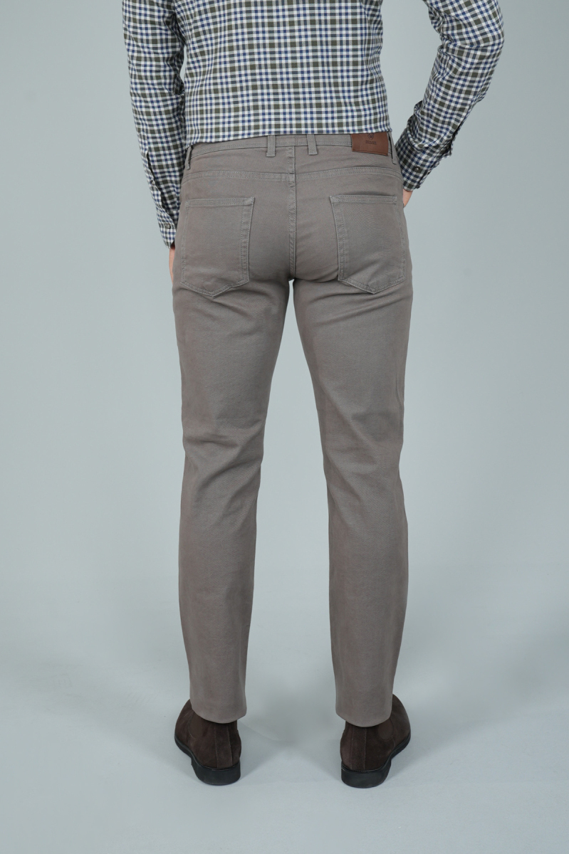 Bej Gabardin Pamuk 5 Cepli Spor Pantolon (1)