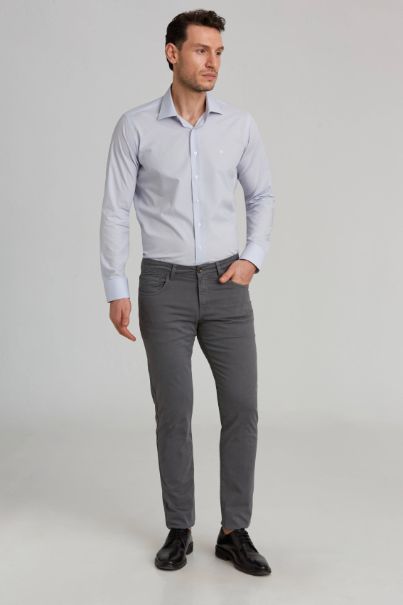 Regular Fit 5 Cepli Kahve Gabardin Spor Erkek Pantolon - 4