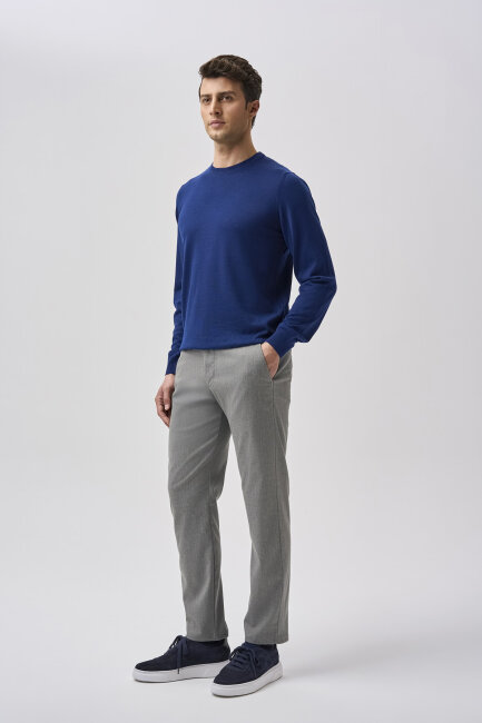 Bisse Studio Erkek Bisiklet Yaka Triko Lacivert (1)