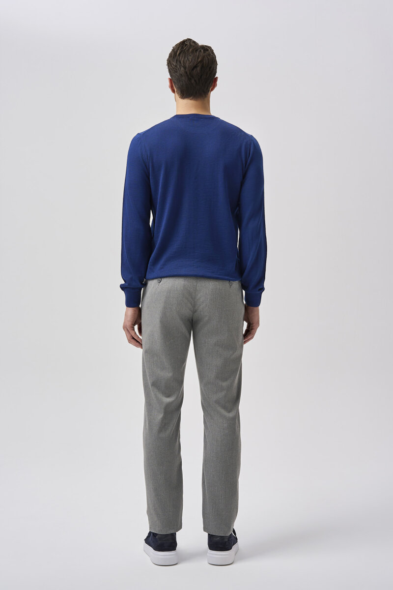 Bisse Studio Erkek Bisiklet Yaka Triko Lacivert - 3