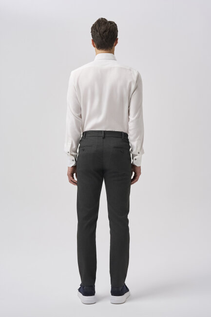 Bisse Studio Erkek Regular Fit Uzun Kollu Beyaz Gömlek - 3