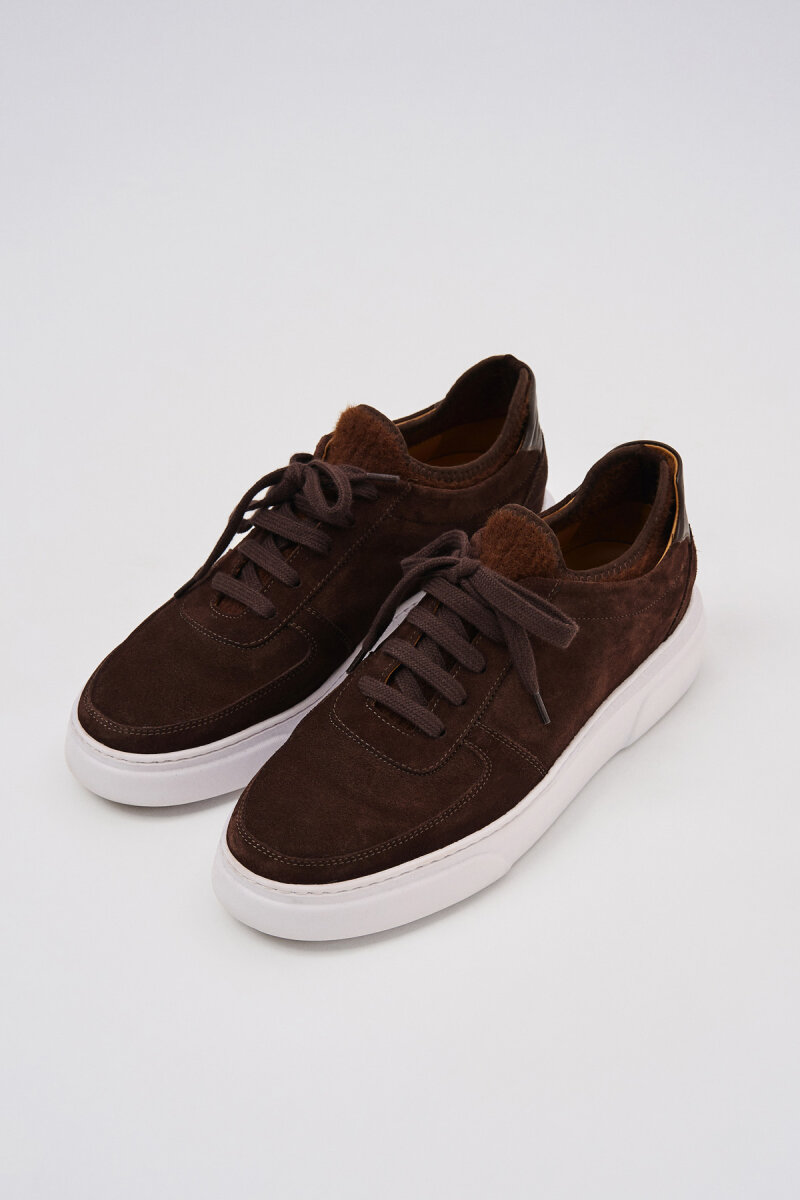 Bisse Studio Erkek Spor Süet Kahve Ayakkabı