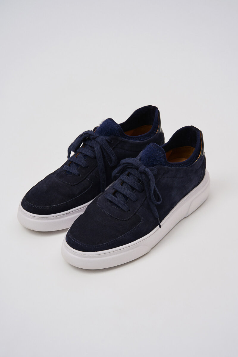 Bisse Studio Erkek Spor Süet Lacivert Ayakkabı