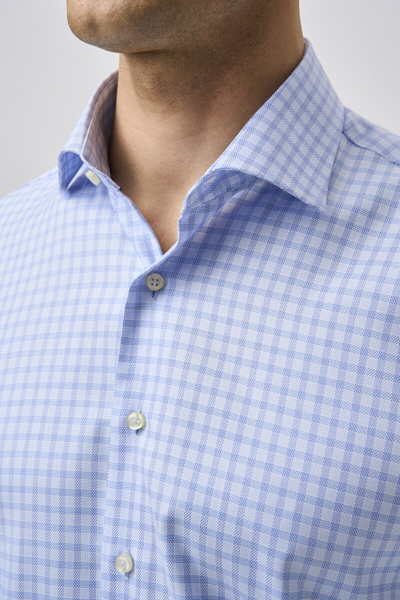 Bisse Studio Uzun Kollu Regular Fit Erkek Gömlek Açık Mavi - 4