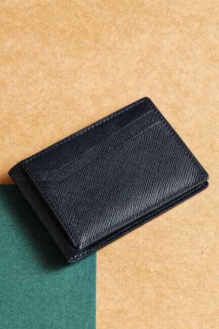 Bisse Men’s Patterned Leather Card Holder NAVY BLUE. 1 Bisse Men’s Patterned Leather Card Holder NAVY BLUE. 1