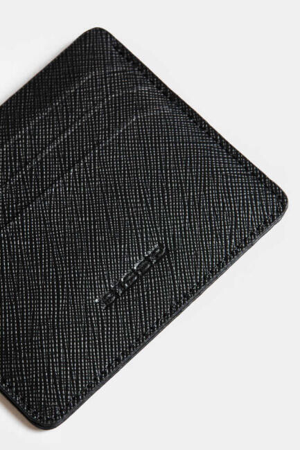 Desenli Deri Siyah Erkek Kartvizit (1)