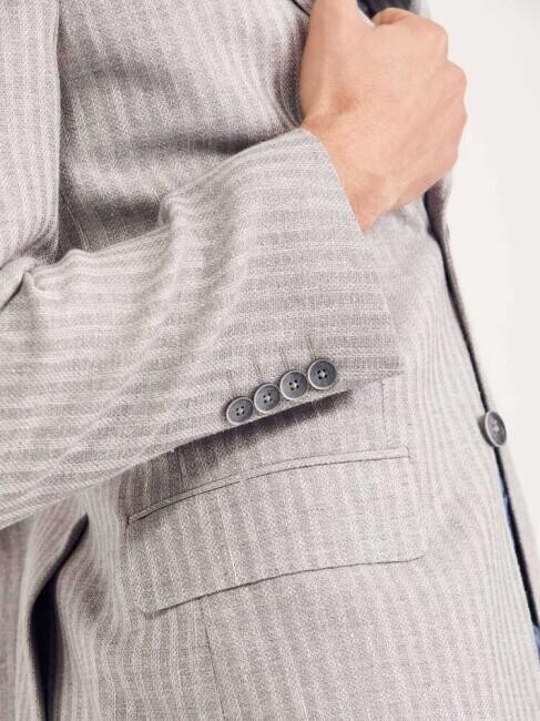 Bisse Erkek 2 Düğmeli 6 Drop Regular Fit Platinum Ceket TAS. 4 Bisse Erkek 2 Düğmeli 6 Drop Regular Fit Platinum Ceket TAS. 4