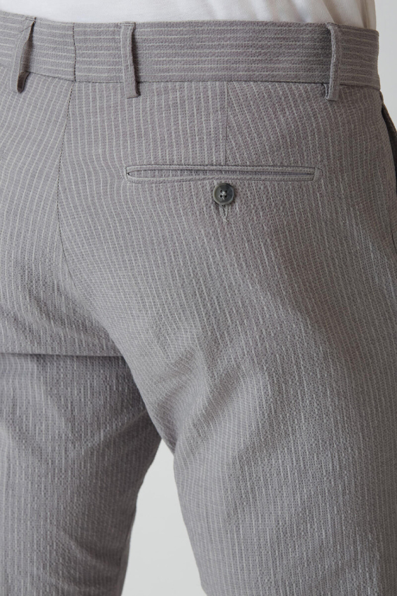 4 Cepli Gri Kumaş Spor Erkek Pantolon - 5