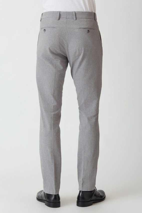 4 Cepli Gri Kumaş Spor Erkek Pantolon - 3