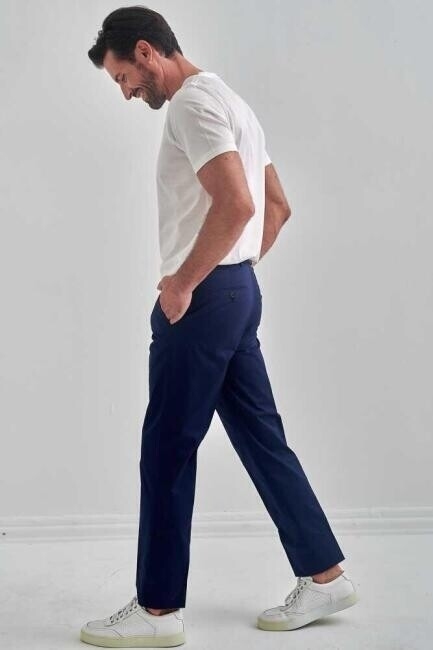 4 Cepli Gabardin Lacivert Spor Erkek Pantolon - 4