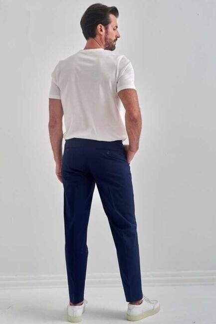 4 Cepli Gabardin Lacivert Spor Erkek Pantolon - 2