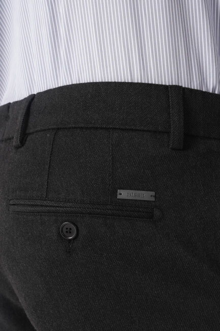 Erkek 4 Cepli Klasik Antrasit Pantolon - 6