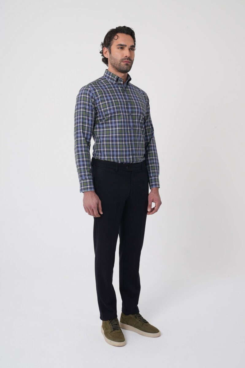 Erkek 4 Cepli Klasik Lacivert Pantolon (1)