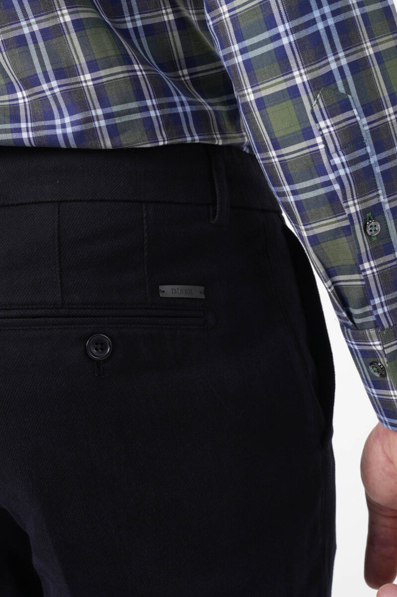 Erkek 4 Cepli Klasik Lacivert Pantolon - 6