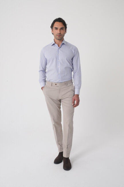 Erkek 4 Cepli Taş Klasik Pantolon - 4