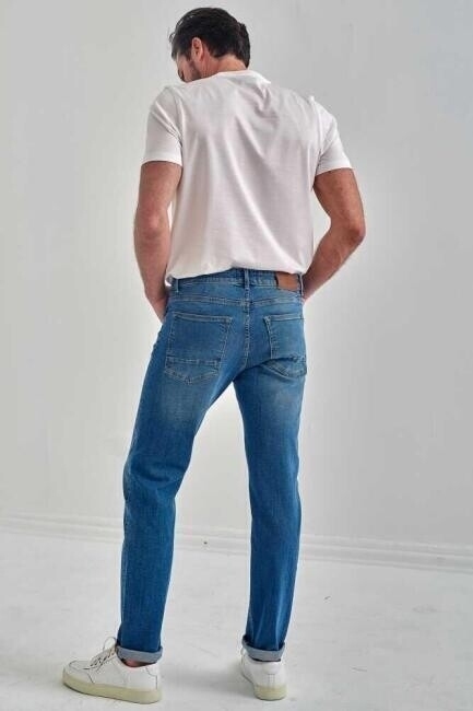 5 Cepli Lacivert Jean Erkek Pantolon - Bisse (1)