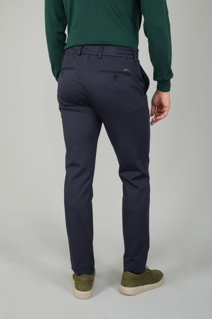 Erkek 5 Cepli Pamuk Lacivert Pantolon (1)