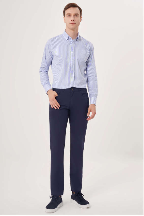5 Cepli Lacivert Spor Erkek Pantolon - 1