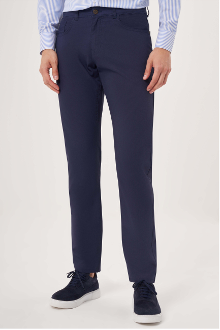 5 Cepli Lacivert Spor Erkek Pantolon - 2