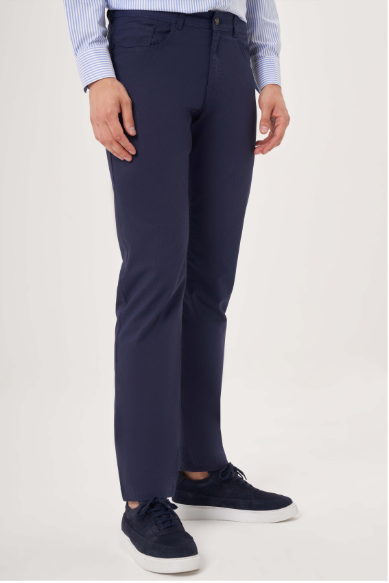 5 Cepli Lacivert Spor Erkek Pantolon - 5