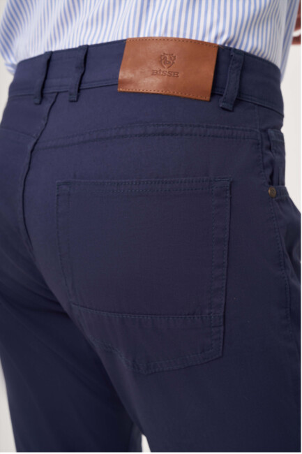 5 Cepli Lacivert Spor Erkek Pantolon - 4