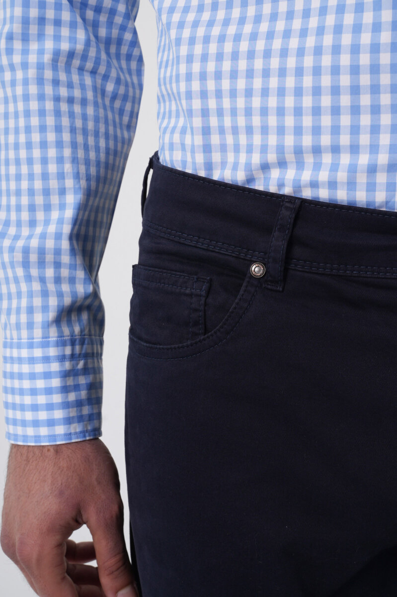 Erkek 5 Cepli Spor Pantolon Lacivert - 5