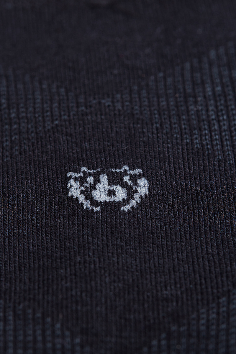 Erkek Bambu Antrasit Desenli Siyah Soket Çorap (1)