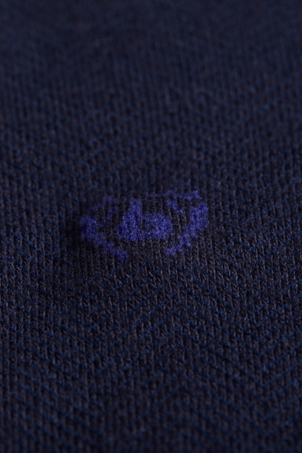 Erkek Bambu Desenli Lacivert Çorap - 2