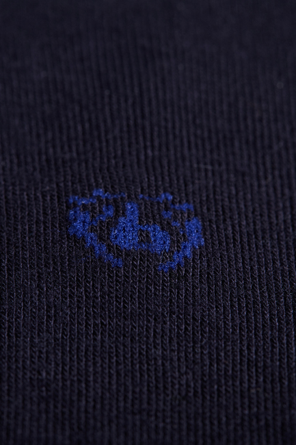 Erkek Bambu Düz Lacivert Uzun Soket Çorap - 2