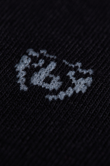 Erkek Bambu Düz Siyah Uzun Soket Çorap - 2