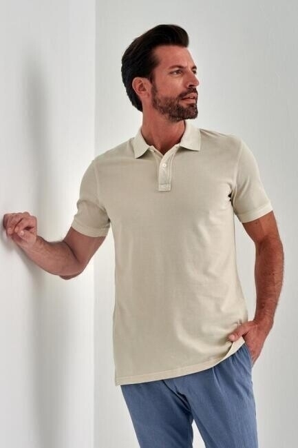 Erkek Baskılı Polo Yaka T-Shirt Tas - 5