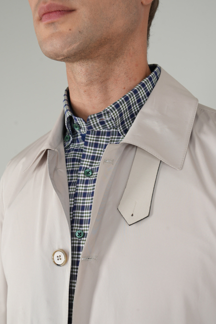 Erkek Bej Pardösü Trençkot - 3