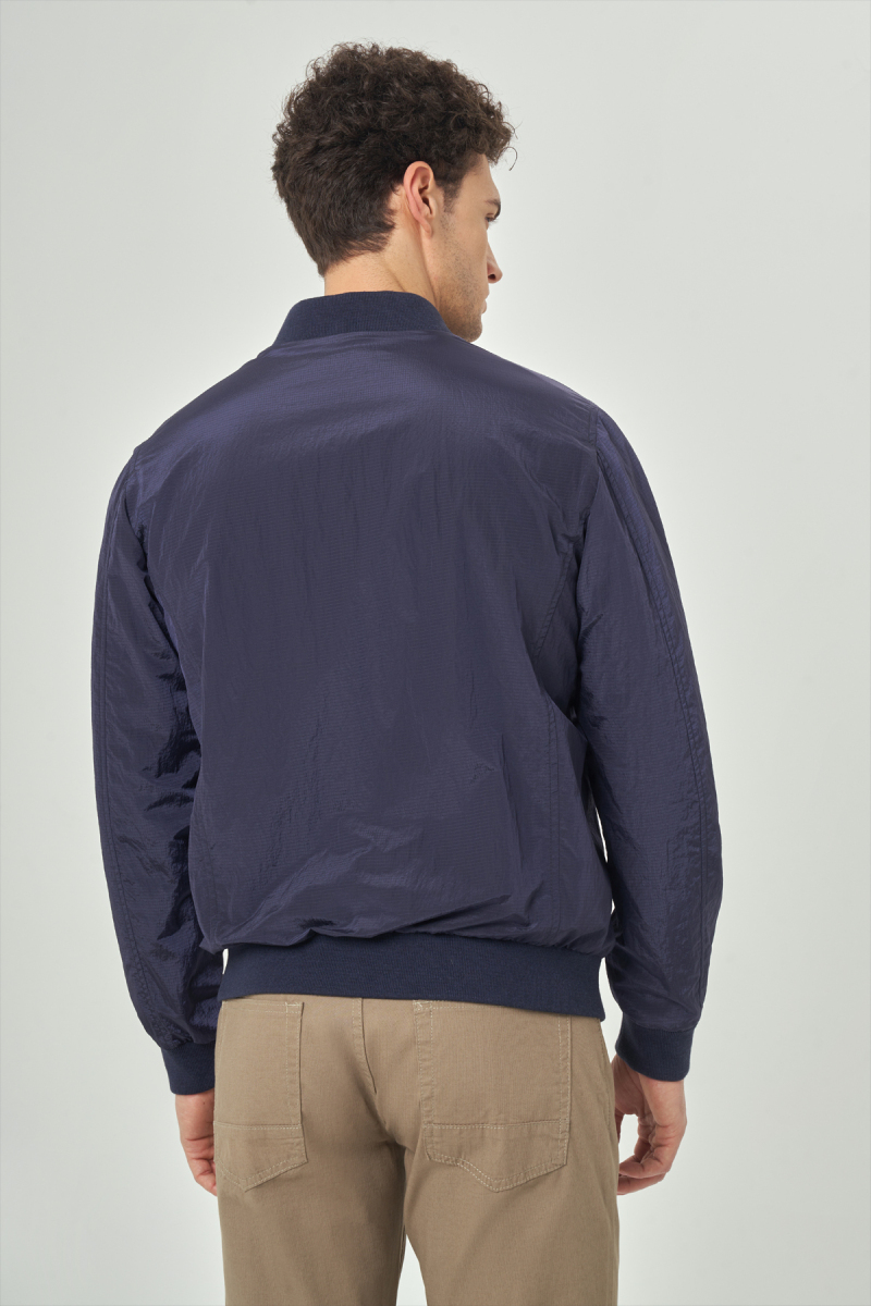 Erkek Bomber Mont Lacivert (1)