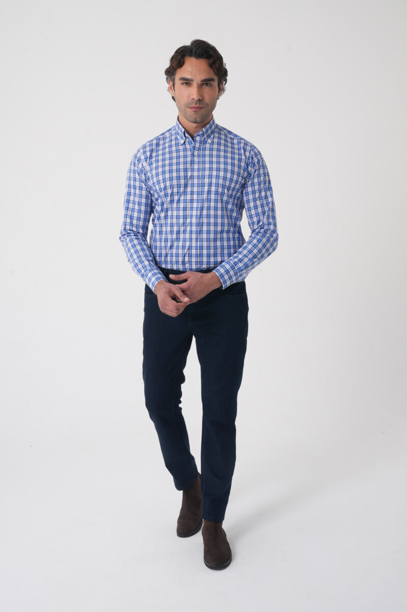 Erkek Denim Jean Jogger Pantolon Koyu Lacivert - 3