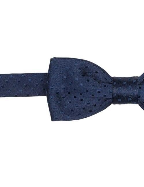 Erkek Desenli Lacivert Smokin Papyon (1)