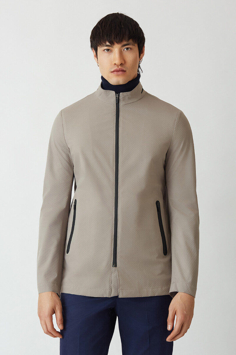 Erkek Femuarlı Cep Detaylı Camel Mont - 4