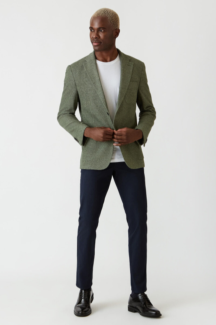 Erkek Haki 6 Drop Platinum Ceket - 5