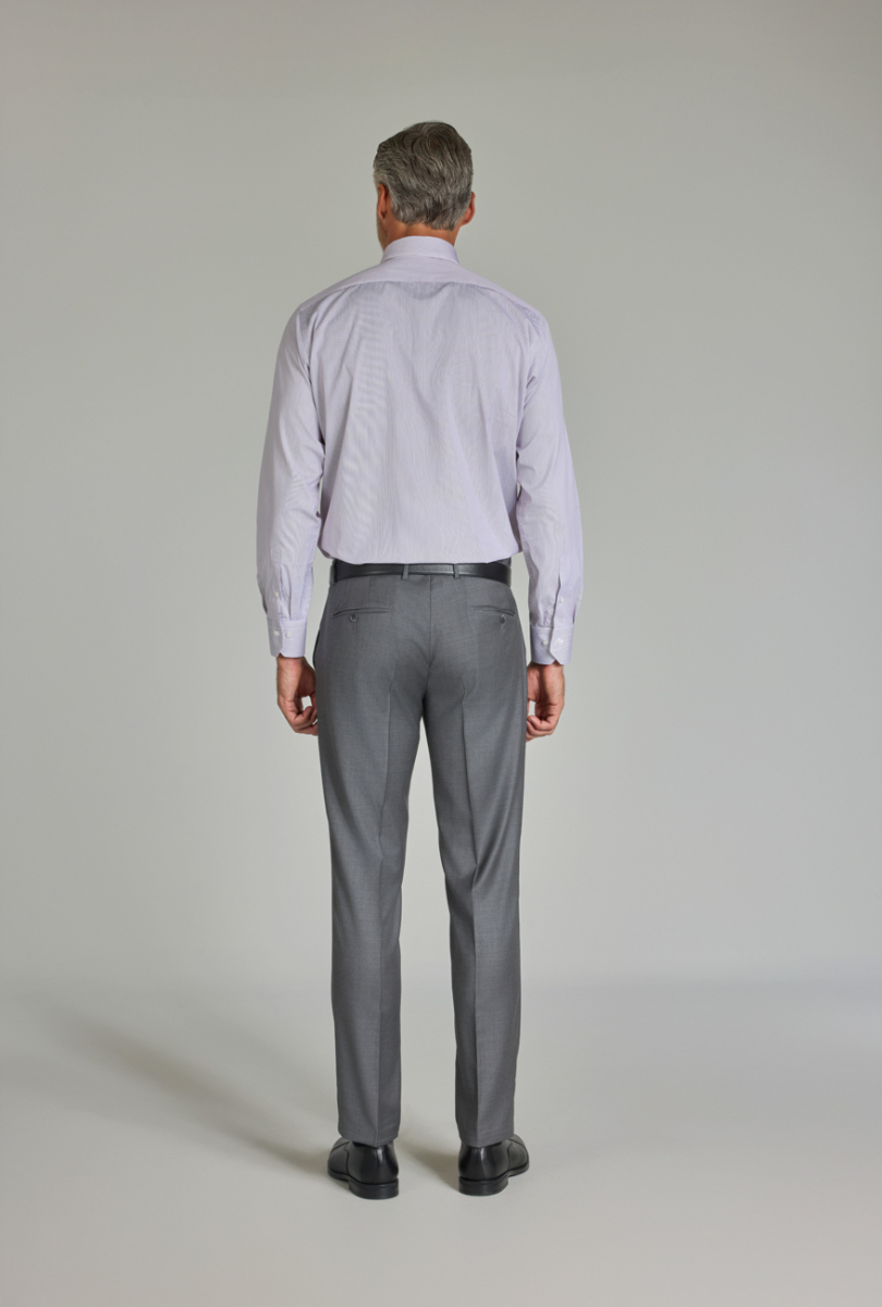 Erkek Kırmızı Pamuk Regular Fit Ofis Tarzı Klasik Gömlek - 5