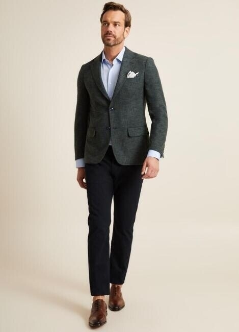 Bisse Erkek Klasik Fit 6 Drop Blazer Ceket YEŞİL. 5 Bisse Erkek Klasik Fit 6 Drop Blazer Ceket YEŞİL. 5