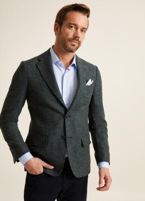 Bisse Erkek Klasik Fit 6 Drop Blazer Ceket YEŞİL. 1 Bisse Erkek Klasik Fit 6 Drop Blazer Ceket YEŞİL. 1