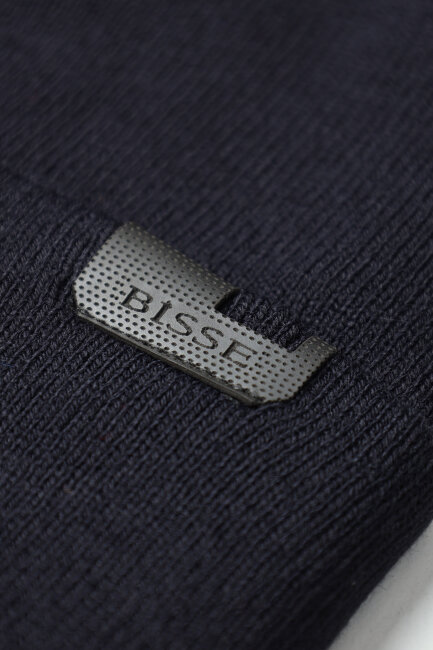 Erkek Lacivert Akrilik Kaşkol Bere Seti - 6