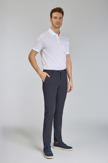 Erkek Lacivert Jogger Cepli Lastikli Rahat Spor Pantolon - 3