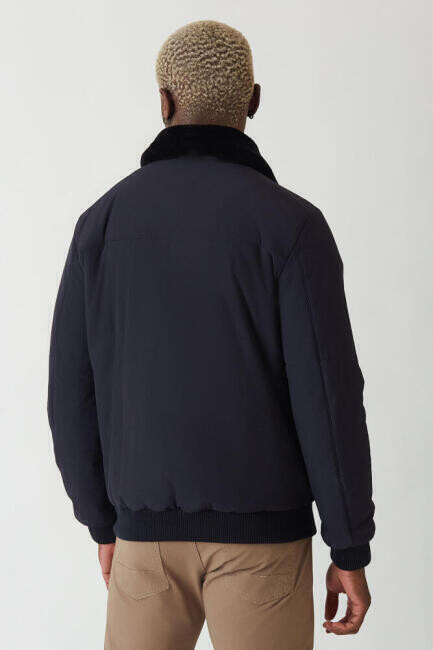 Erkek Mont Lacivert - 2