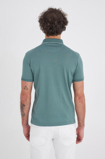 Bisse Erkek Polo Yaka T-Shirt YEŞİL. 2 Bisse Erkek Polo Yaka T-Shirt YEŞİL. 2