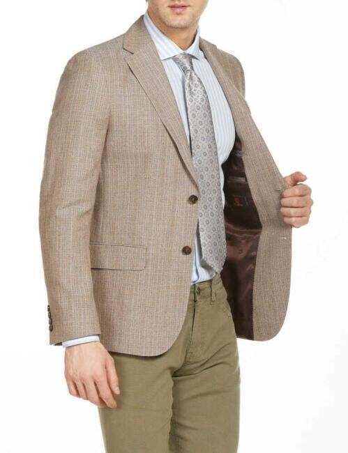 Bisse Erkek Regular Fit 4 Drop Platinum Blazer Ceket BEJ. 4 Bisse Erkek Regular Fit 4 Drop Platinum Blazer Ceket BEJ. 4